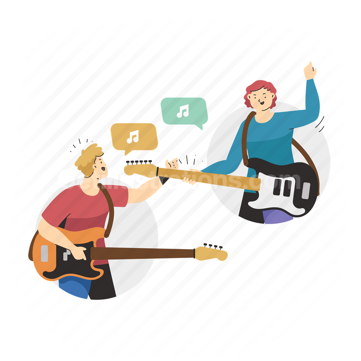 Music and Entertainment  illustration